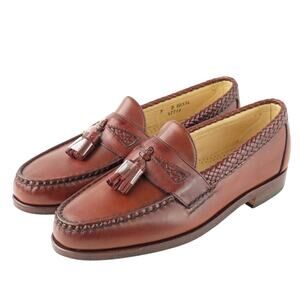 Allen Edmonds Maxfield Leather Braided Tassels Loafer Men's Dress Shoes Size 11